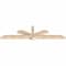 Ekena Millwork Redmond Smooth Timber Gable Bracket, Douglas Fir, 84"W x 21"H x 3 1/2"D x 3 1/2"F, 6/12 Pitch GBW084X21X0404RED00SDF - alternate 5